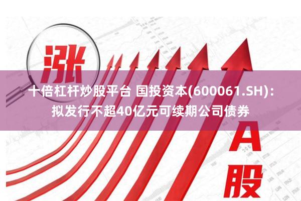 十倍杠杆炒股平台 国投资本(600061.SH):拟发行不超40亿元可续期公司债券